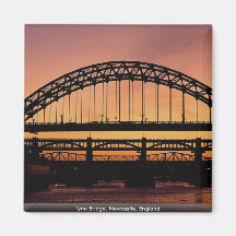 Tyne Bridge, Newcastle, England Fridge Magnet