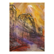 Tyne Bridge Newcastle Invitation
