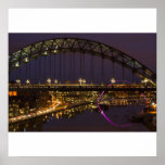 Tyne Bridge Twilight Gift posters