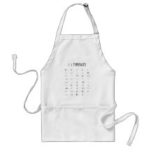 Typefaces Aprons