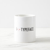 Typefaces Coffee Mug