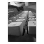 Typewriter Card