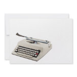 Typewriter invitations