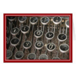Typewriter Keys "I Love You" Greeting Card