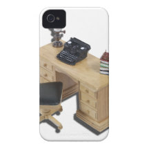 TypewriterBooksDesk111112 copy.png iPhone 4 Case-Mate Cases