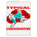 Typical Conservative Brain cards