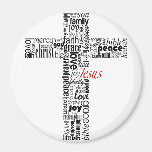 Typo Cross Magnets