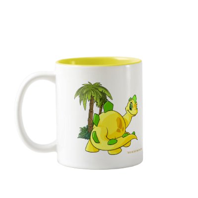 Tyrannian  yellow Chomby gazing Coffee Mug by neopets