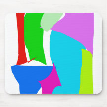 Tyrannosaur, Triceratops and All the Light Bulbs Mousepads