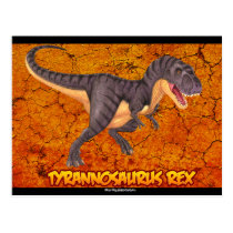 Tyrannosaurus Rex postcard postcards