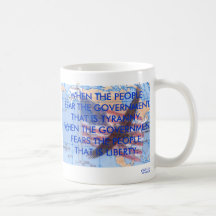 TYRANNY VS. LIBERTY COFFEE MUGS