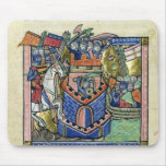 Tyre being blockaded by the Venetian fleet mousepads