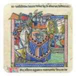 Tyre being blockaded by the Venetian fleet stickers