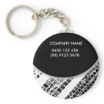 tyre-tracks Button Keychain