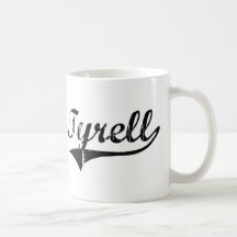 Tyrell Classic Style Name Coffee Mugs