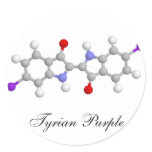 Tyrian purple stickers