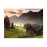 Tyrol Austria Misty Mountain Village postcards