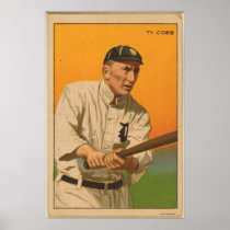 Tyrus Raymond Cobb, Detroit Tigers Poster