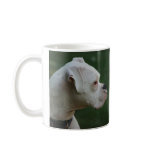"Tysson" White Boxer Dog Photo Mug