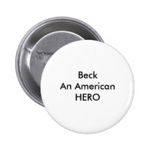 !!! U Create Beck An American HERO Pinback Button