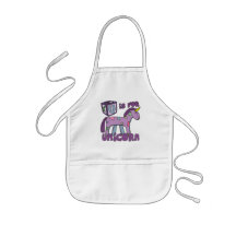 U is for Unicorn Kids Apron