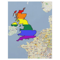 U.K. GLBT Pride Personalized Flyer