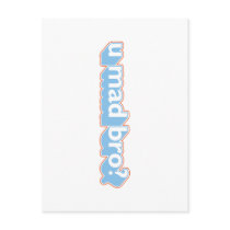 U mad bro? post card