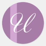 U Monogram Sticker