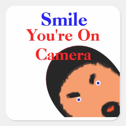 U R Being Watched! Stickers