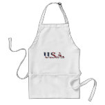 U.S.A. aprons