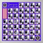 U.S.A. PRESIDENTS BLUE A/567 posters