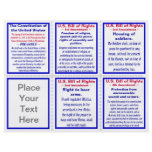 U.S. Bill of Rights Pocket Pamphlet Template flyers