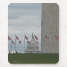 U.S Capitol and Washington Monument Mouse Pads
