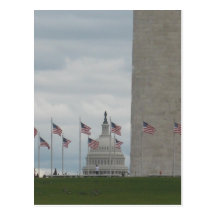 U.S. Capitol and Washington Monument Post Cards