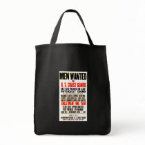 U.S. COAST GUARD MEN WANTED 1914 CANVAS BAG