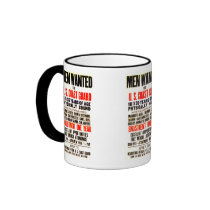 U.S. COAST GUARD MEN WANTED 1914 COFFEE MUGS