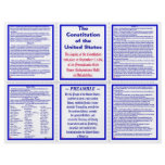 U.S. Constitution Pocket Pamphlet / Bookmark flyers