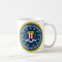U.S. DEPARTMENT OF JUSTICE - FBI COFFEE MUGS