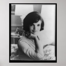 U.S. First Lady Jacqueline Kennedy Portrait Poster