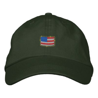 U S Flag Embroidered Hat U S Flag Embroidered Hat