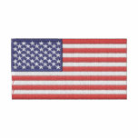 U.S. Flag embroidered shirts