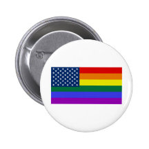 U.S. Lesbian Gay Bisexual Transgender Flag Pins