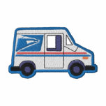 U.s. Mail Truck embroidered shirts