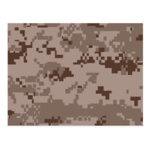 U.S. Marine Corps Marpat Desert Camouflage Post Card