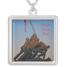 U.S. Marine Corps War Memorial Necklace