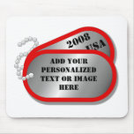 U.S. MILITARY - Dog Tags mousepads