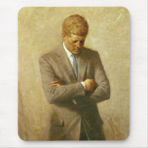 U.S. President John F. Kennedy by Aaron Shikler Mousepads