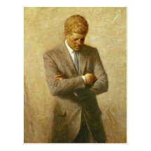 U.S. President John F. Kennedy by Aaron Shikler Postcard