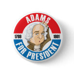 U.S. Presidents Campaign Button: #2 John Adams