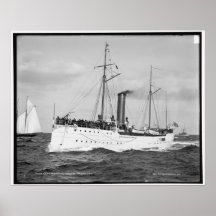U.S.R.C. Algonquin, America's Cup races 1901 Posters